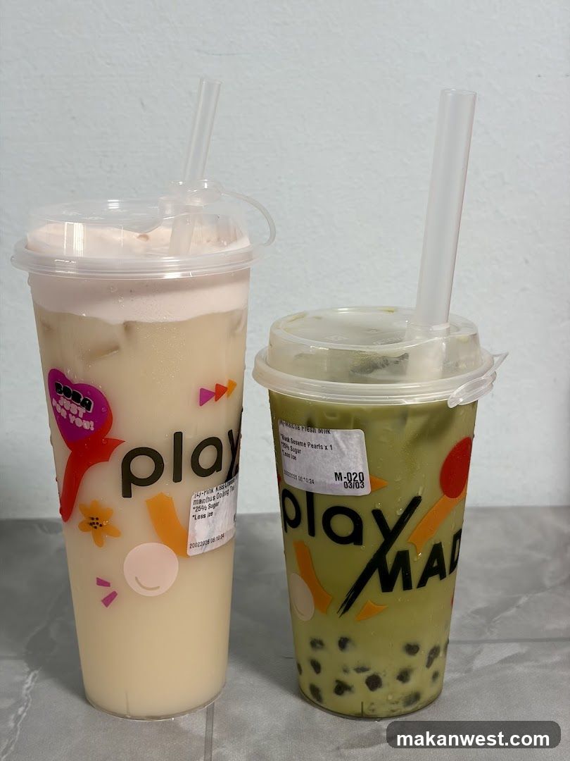 Boba Drinks from Play X Mad