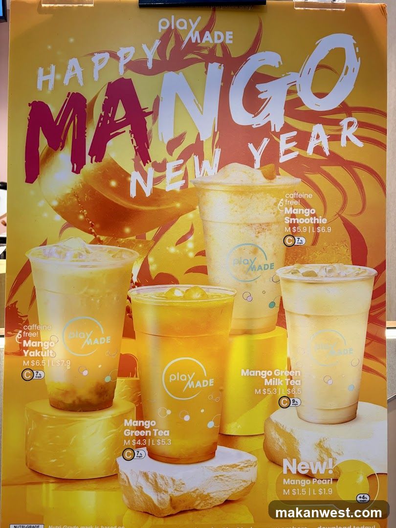 Play Made Happy Mango New Year Poster