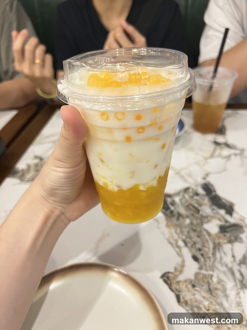 Mango Panna Cotta Drink