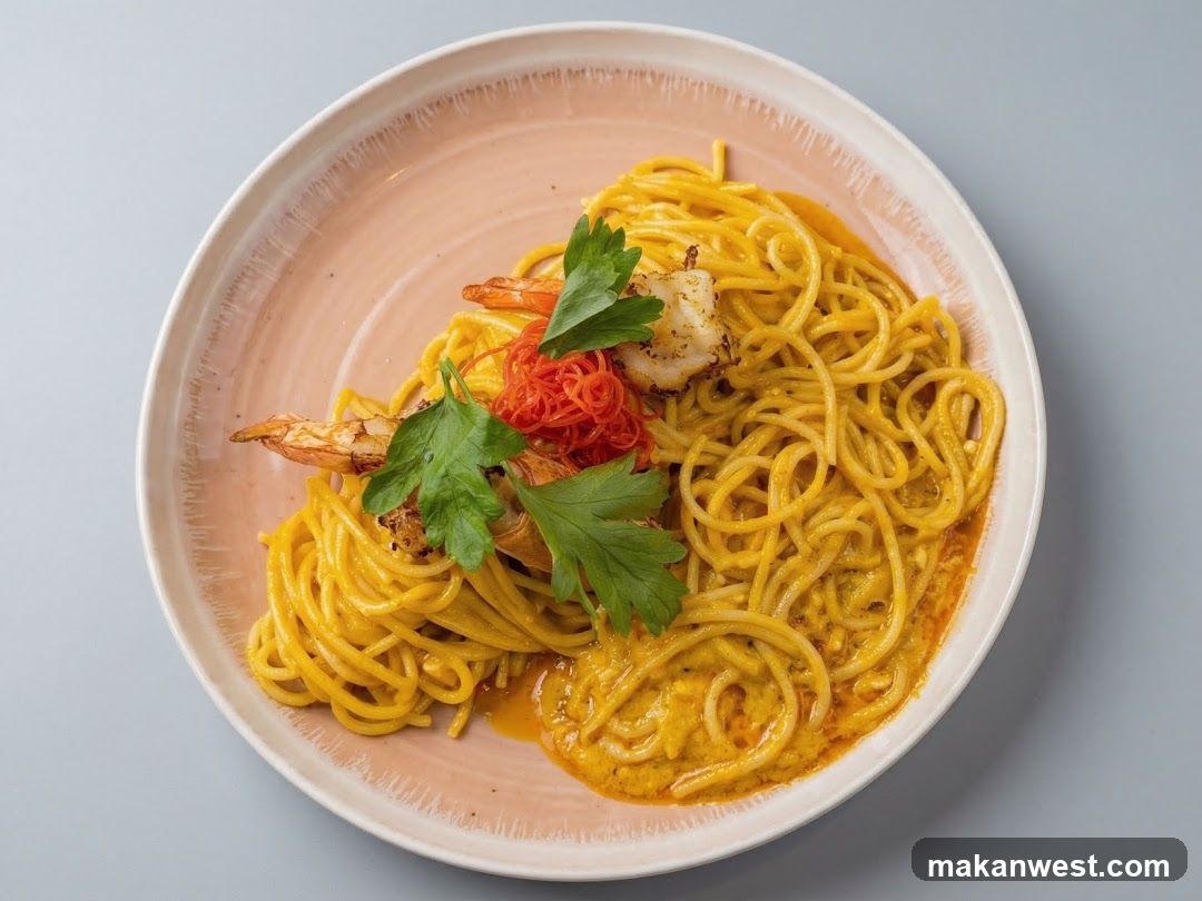 Spaghetti with Shrimp and Parsley