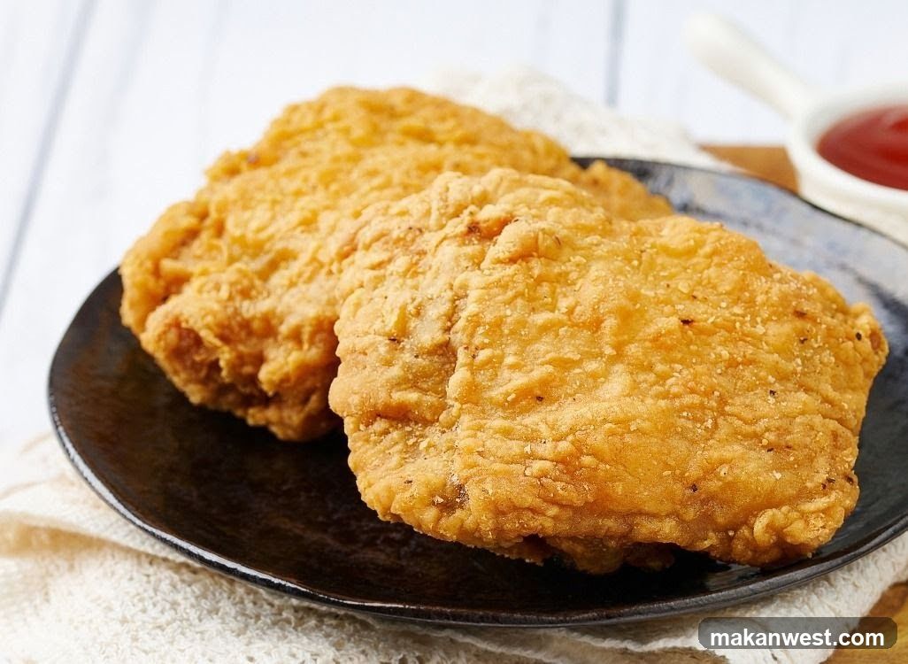 Fried Chicken on a Plate