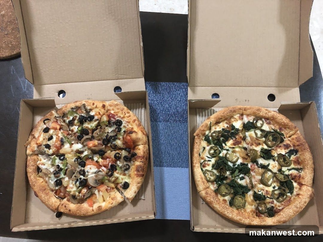 Two Pizzas in Boxes