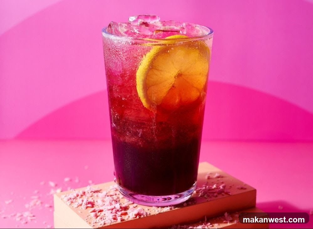 Pink Lemonade with Ice and Citrus Garnish