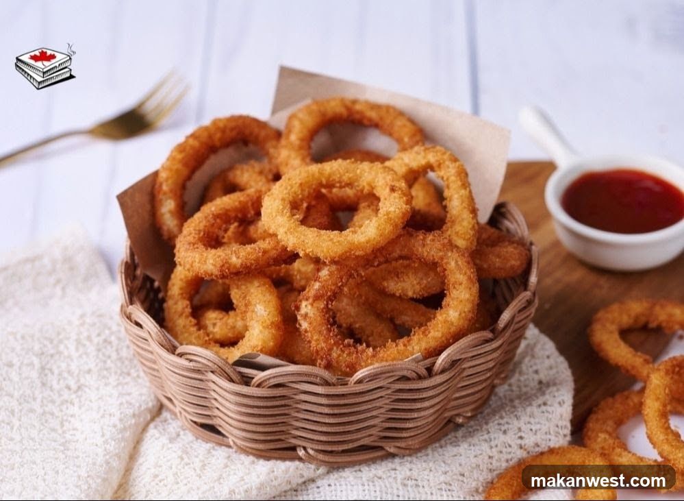 Onion Rings with Ketchup