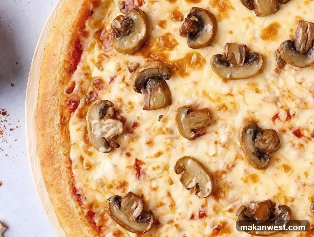 Mushroom Cheese Pizza