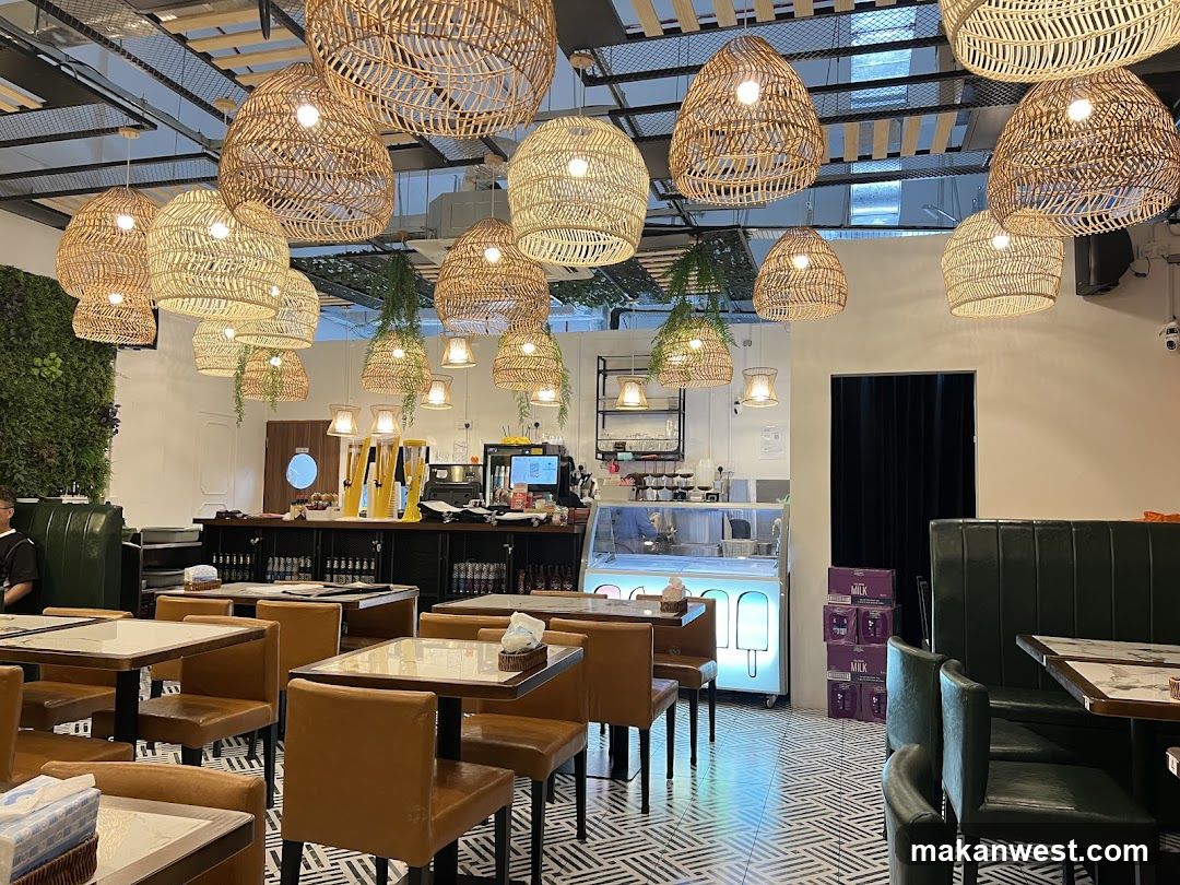 Woven Pendant Light Restaurant Interior