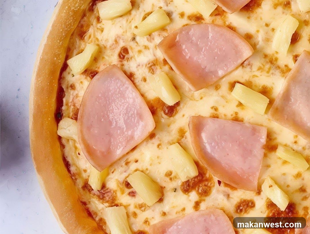 Ham and Pineapple Pizza