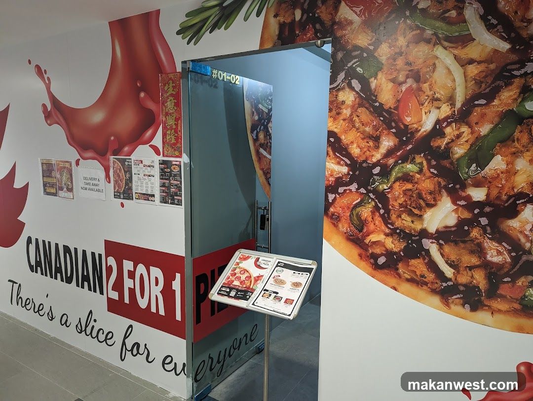 Pizza Shop Interior and Wall Art