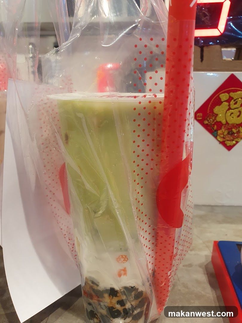 Boba Tea in Plastic Bag