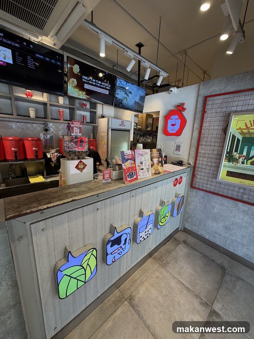 Bubble Tea Shop Interior