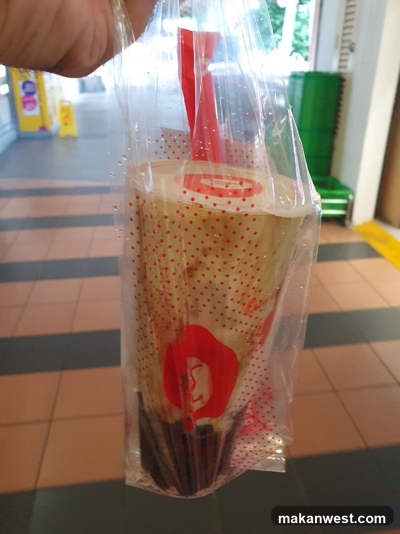 Iced Coffee in Plastic Bag