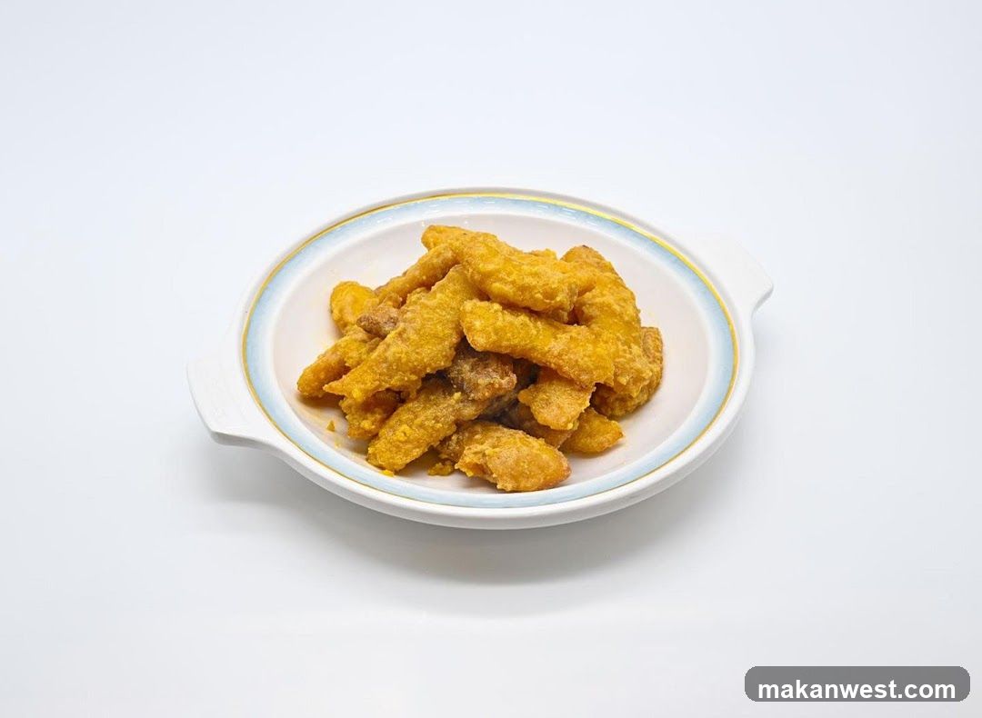 Fried Chicken Strips on a Plate