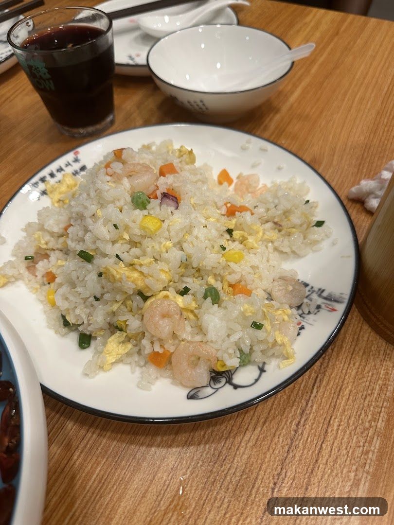 Shrimp Fried Rice with Side Dishes