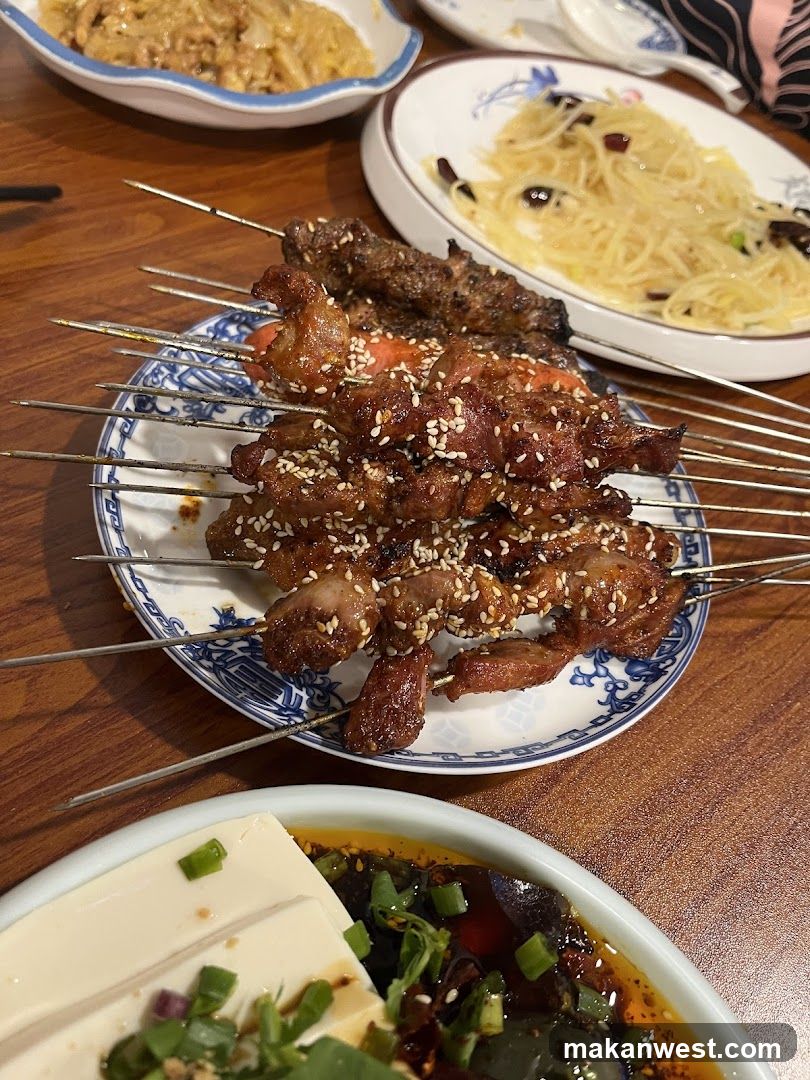 Grilled Skewers and Side Dishes