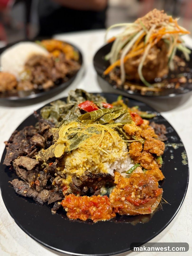 Nasi Lemak and Side Dishes