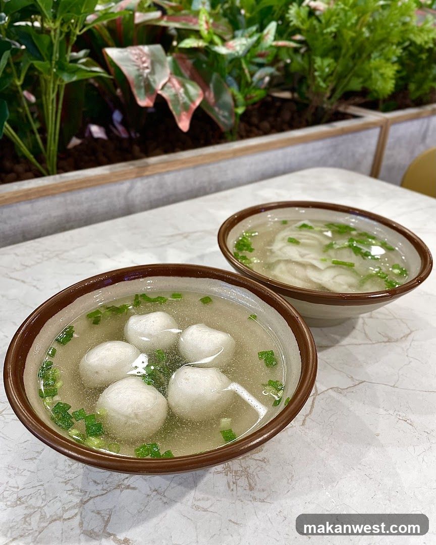 Soup with Meatballs and Noodles