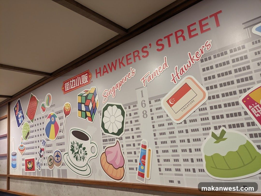 Hawkers' Street Wall Display