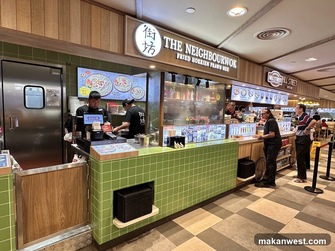 Food Stall Interior View