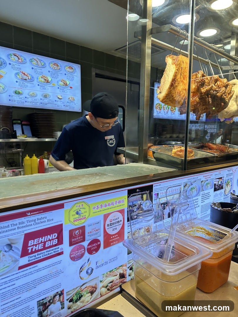 Food Stall Interior View