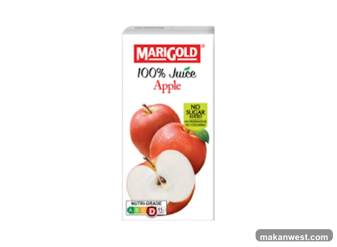 MariGold Apple Juice Carton