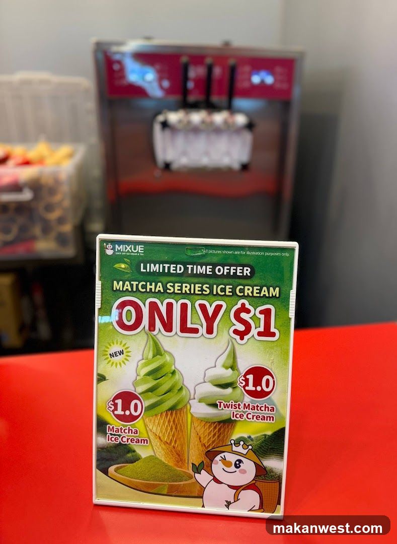 Matcha Ice Cream Ad