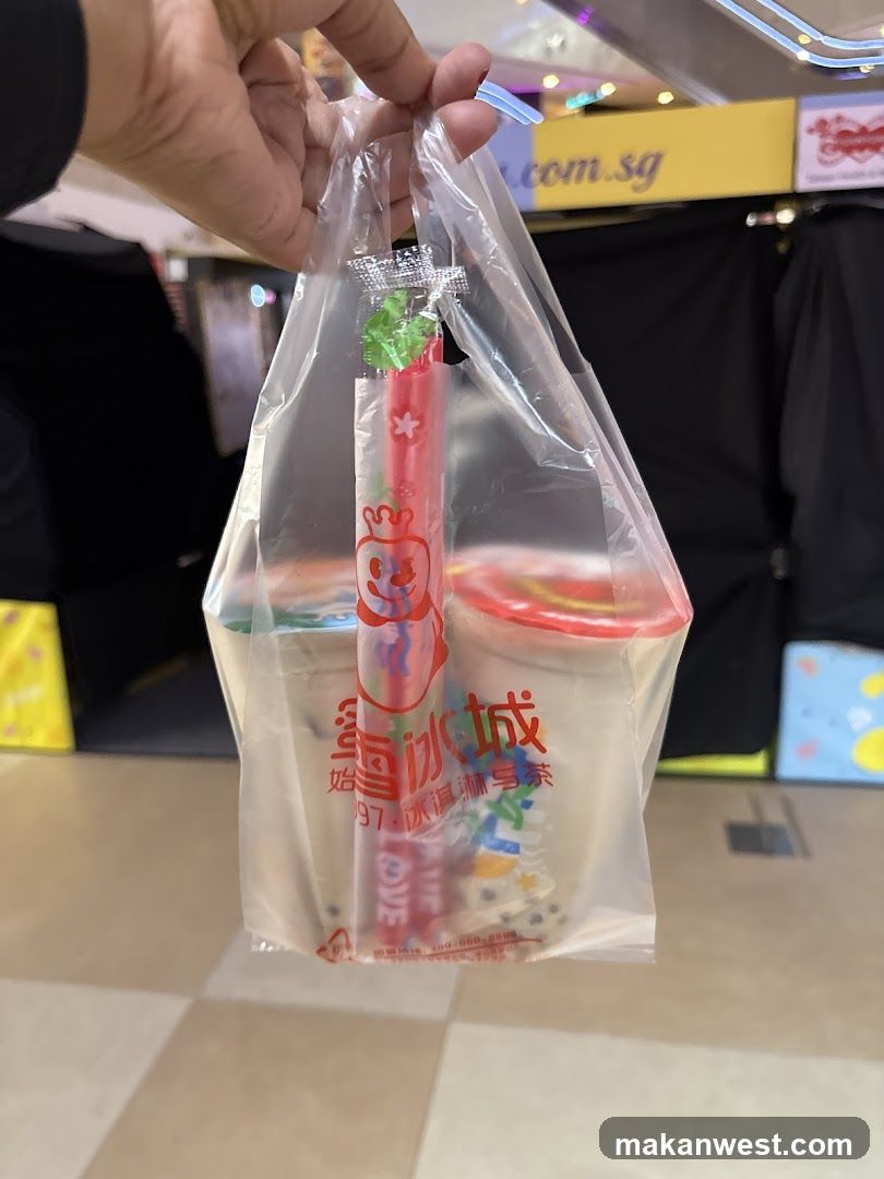 Bubble Tea and Drink Takeout Bag