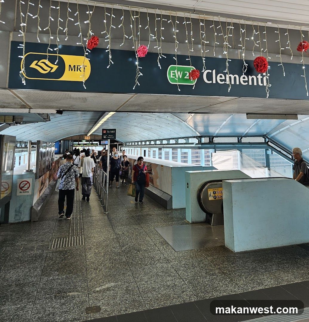 MRT Clementi Station Platform