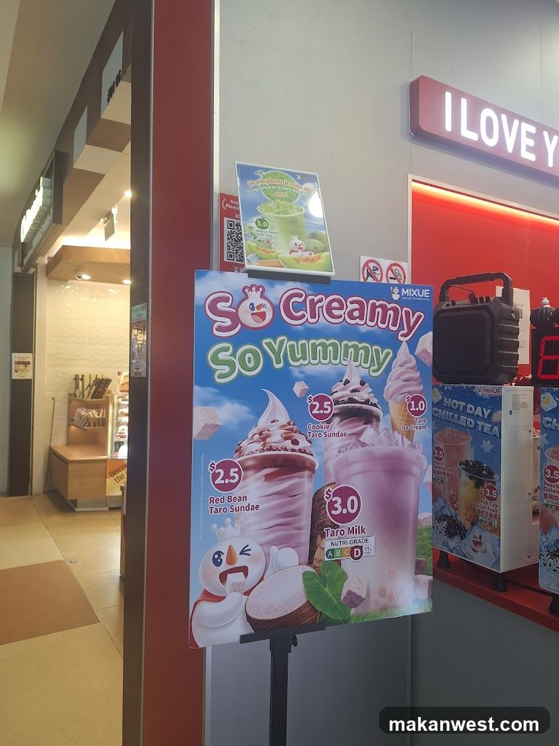 So Creamy So Yummy Drink Display