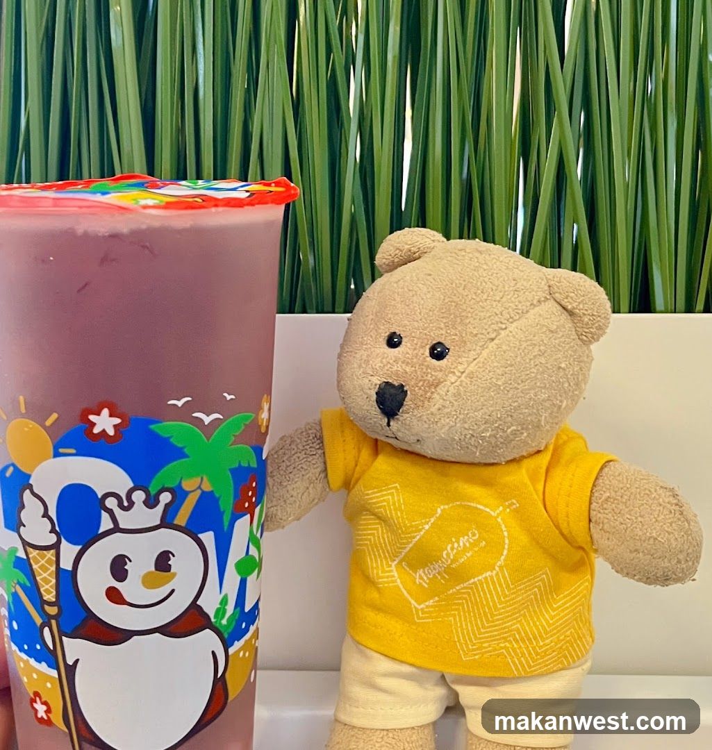 Beverage and Teddy Bear Display