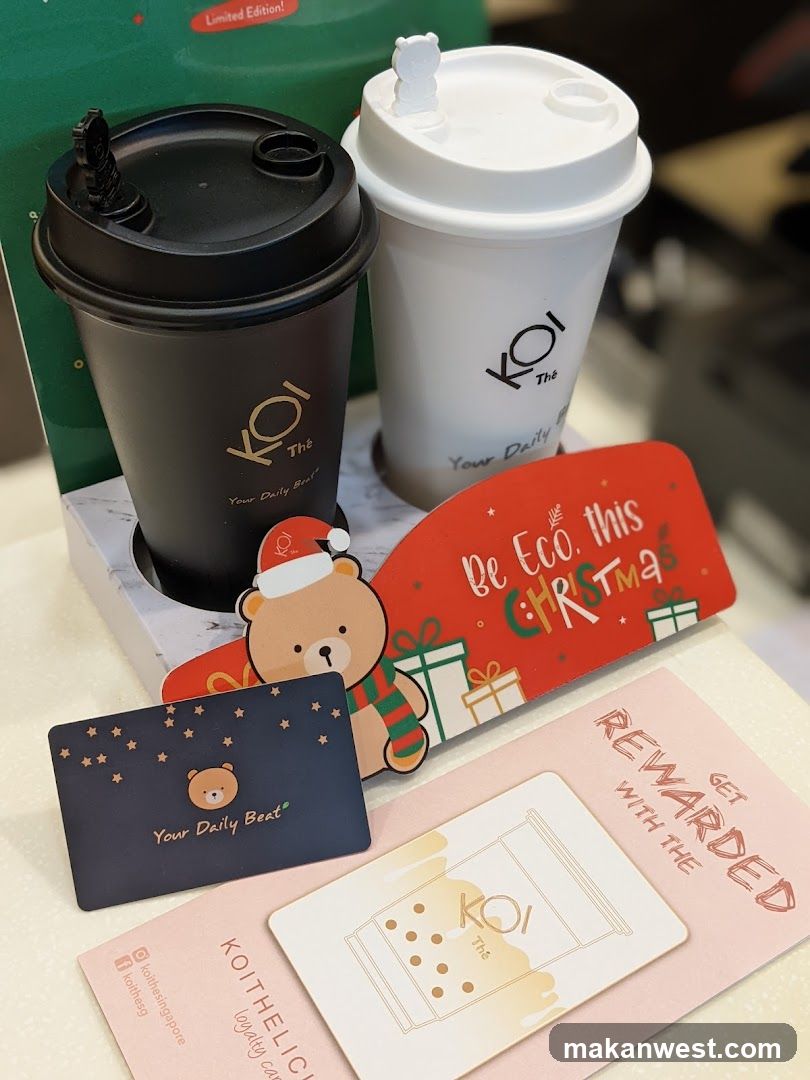 Koi The Coffee Cup Set with Eco Cards