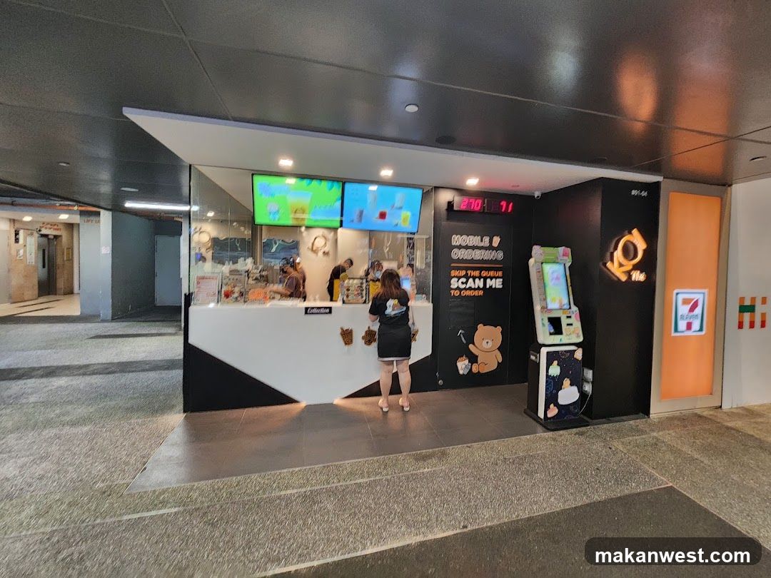 Boba Tea Shop Interior View