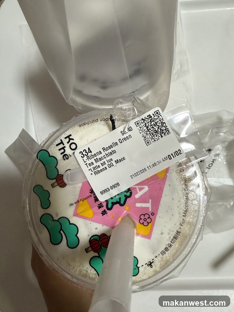 Boba Tea Cup with Label