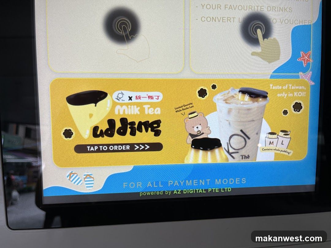 Koi Milk Tea Pudding Ad