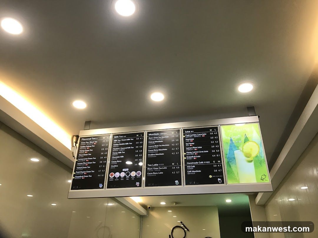 Coffee Shop Menu Board
