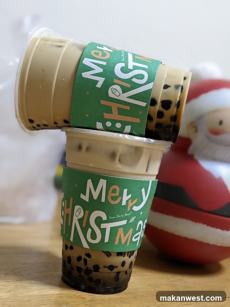 Christmas Bubble Tea Cups