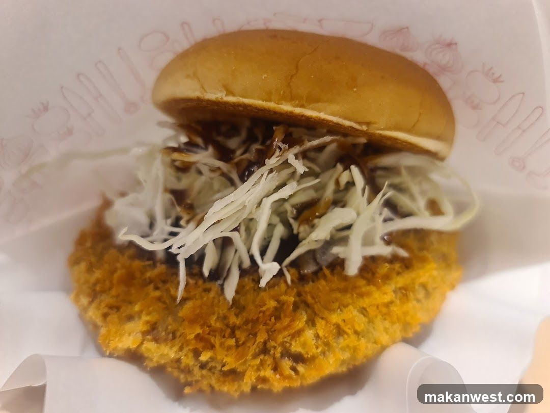 Katsu Burger with Coleslaw