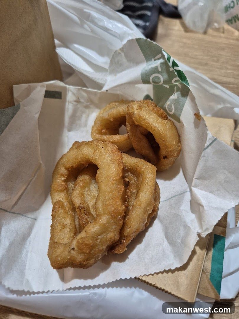 Onion Rings in Paper Wrapper