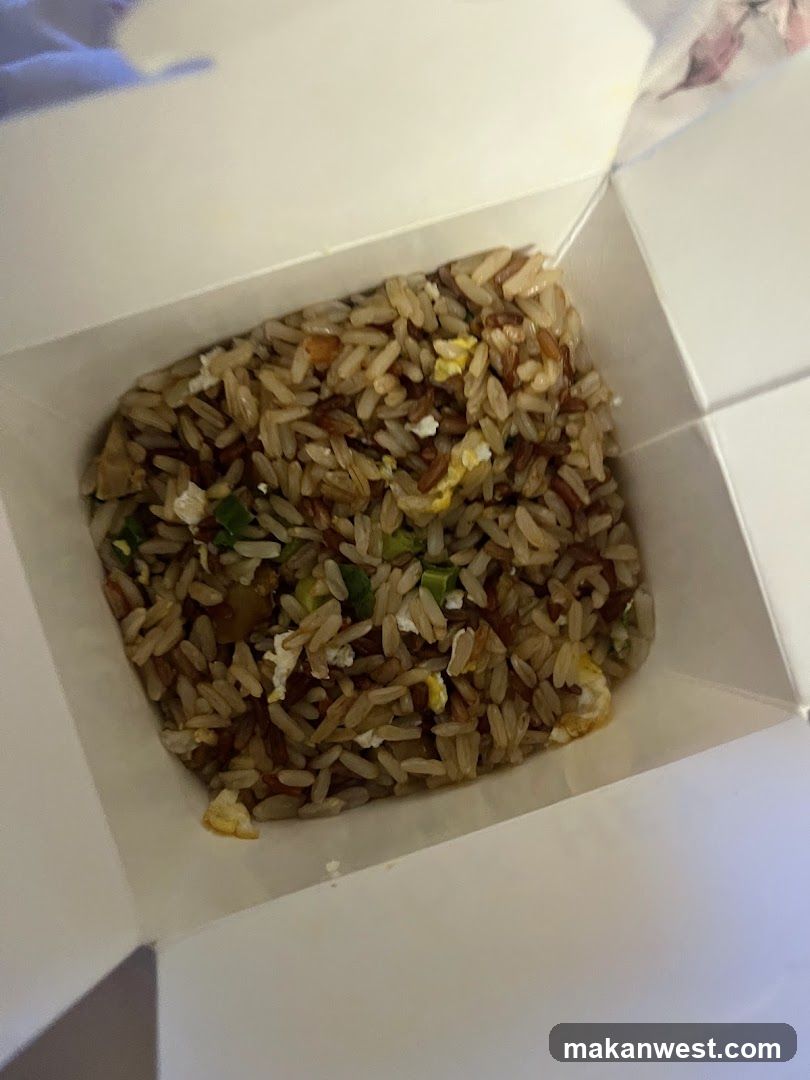 Fried Rice in Takeout Box