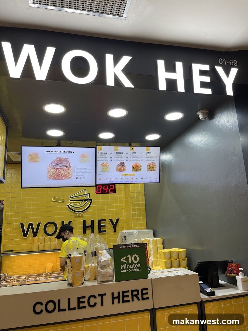Wok Hey Counter Interior