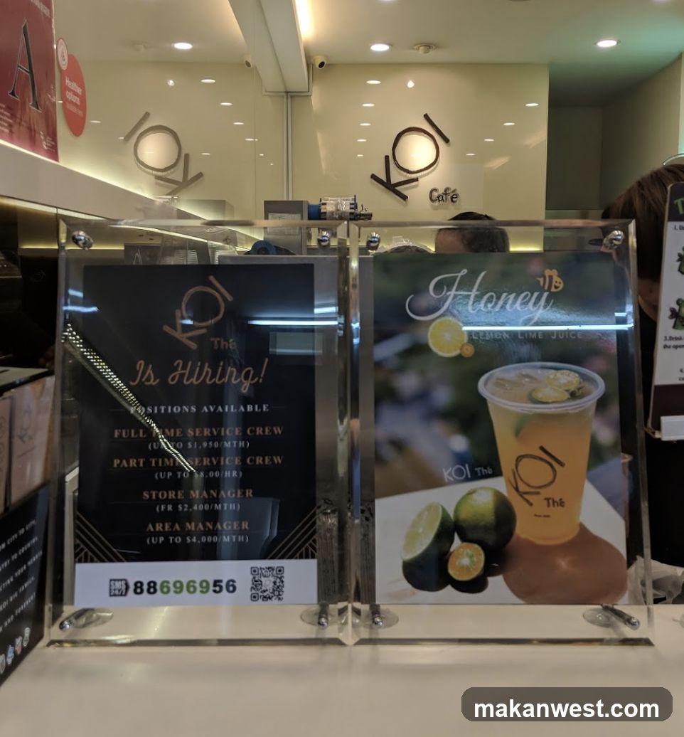 Koi Cafe Hiring and Product Display