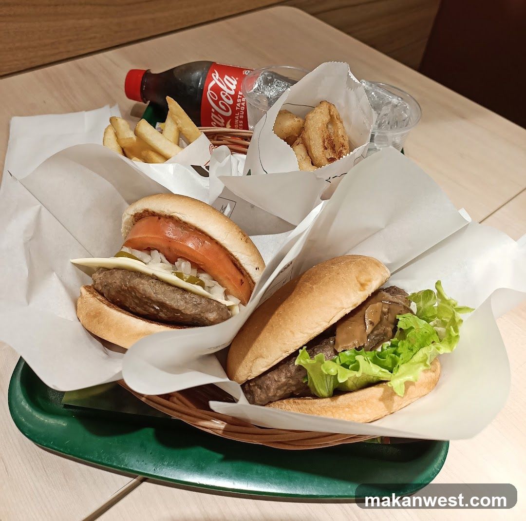 Burger and Fries Meal