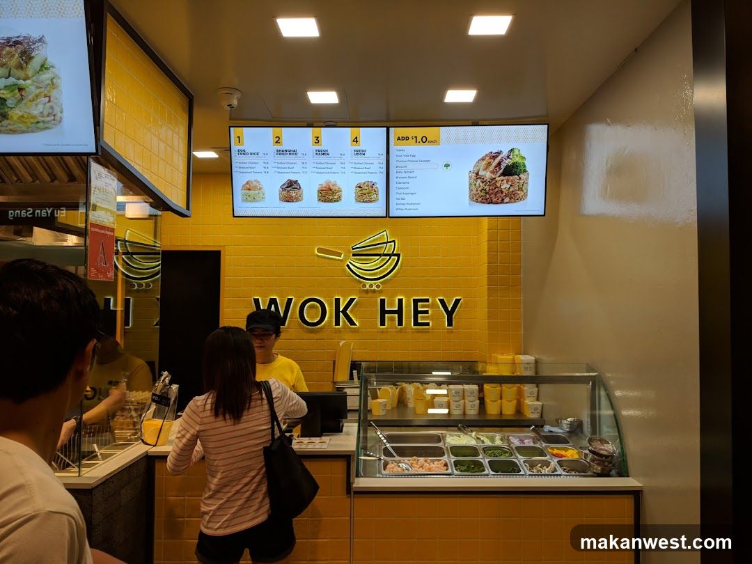 Wok Hey Counter Interior