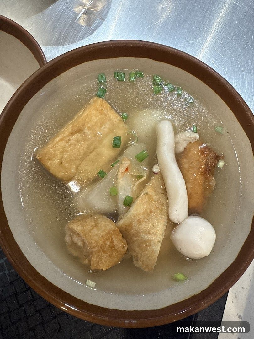 Soup with Tofu and Fish Balls