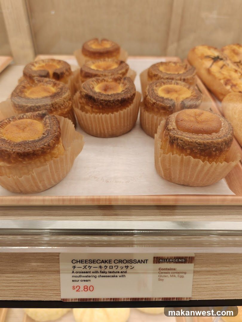 Cheesecake Croissant Display