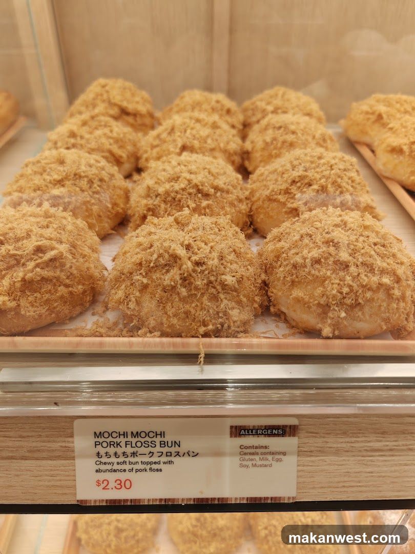Mochi Mochi Pork Floss Bun Display