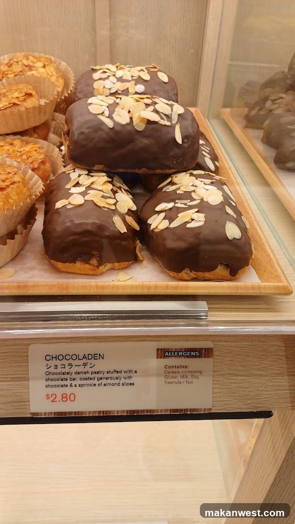 Chocolate Almond Pastry Display