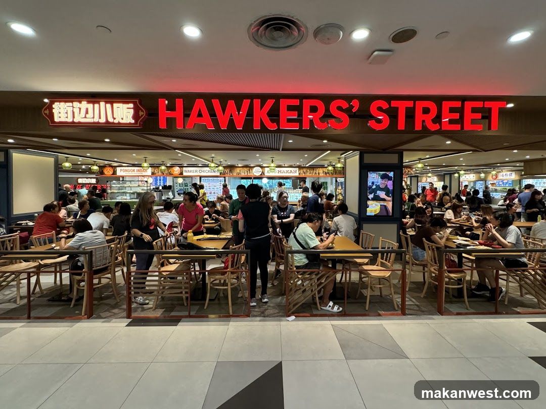 Hawkers' Street Food Court Interior