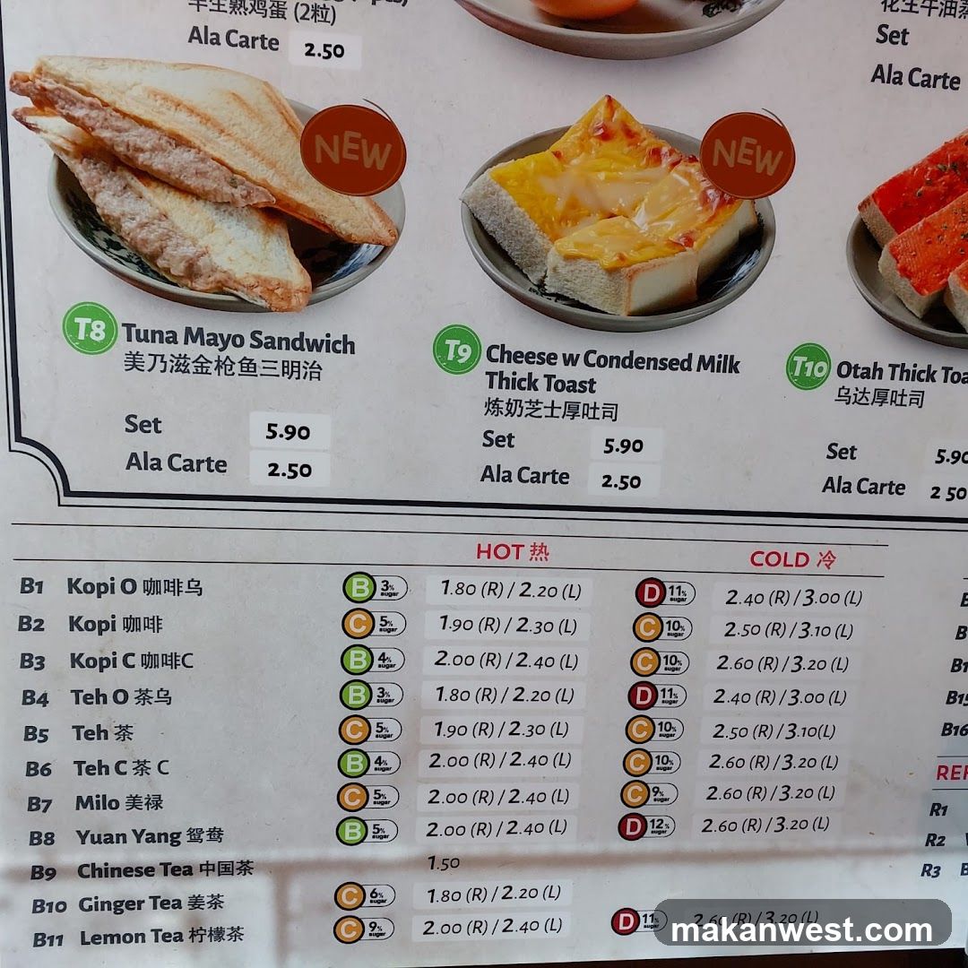 Food Menu Page