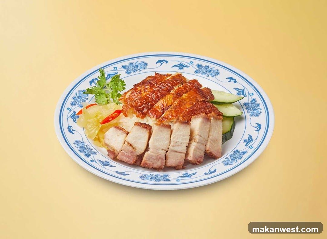Sliced Roast Meat with Pickled Vegetables