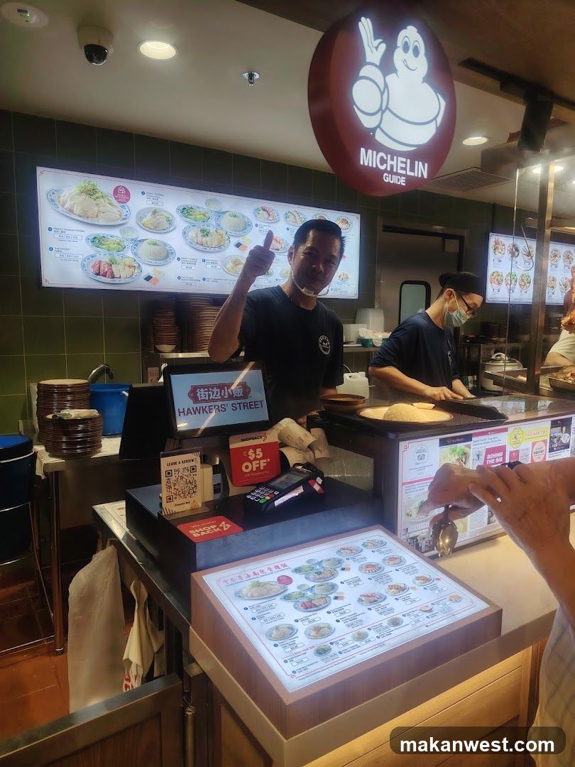 Michelin Guide Hawker Street Interior